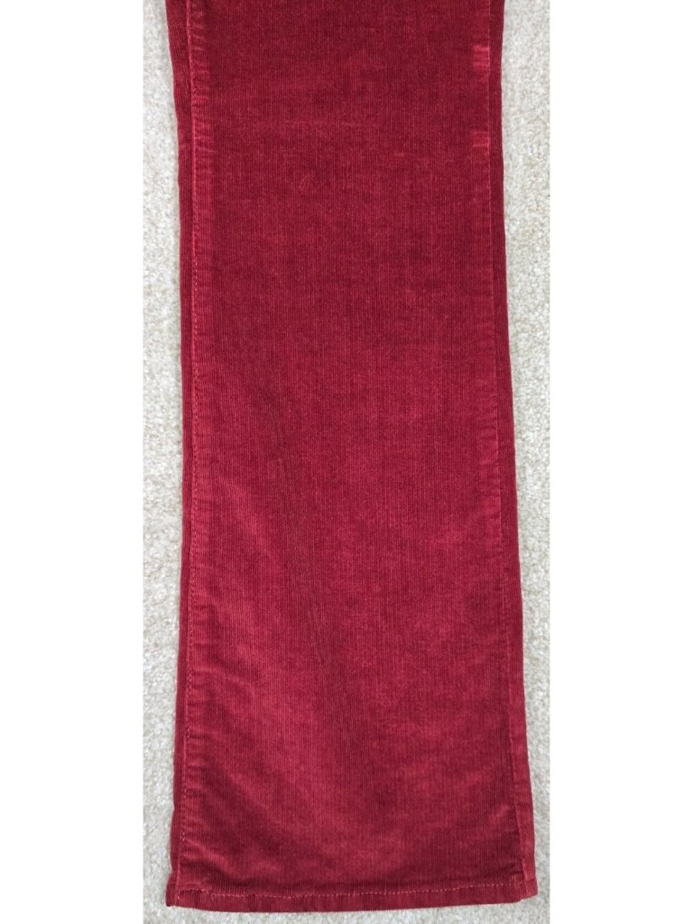 Levi's 725 Red Corduroy Stretch High Rise Bootcut Jeans Western Boho Women's 28 - Picture 3 of 16